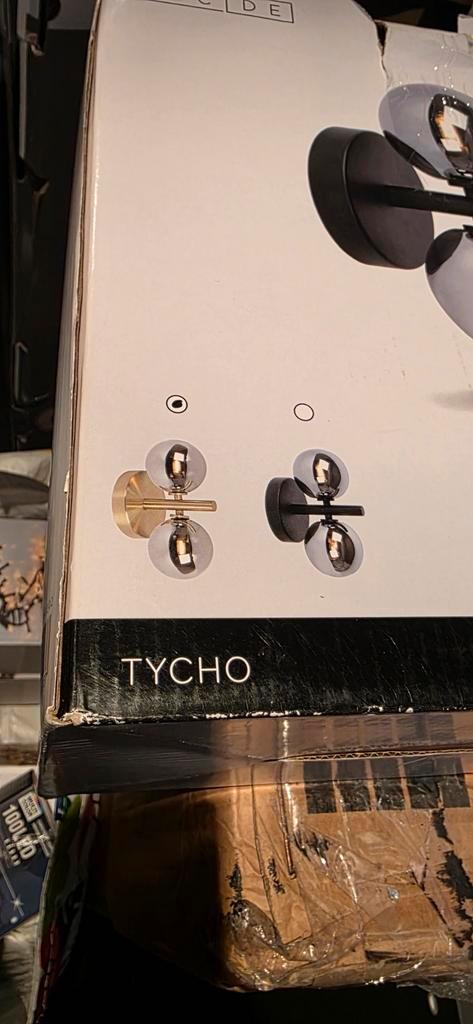 Lucide Tycho Wandlamp Messing Goud, Huis en Inrichting, Lampen | Wandlampen, Nieuw, Ophalen of Verzenden