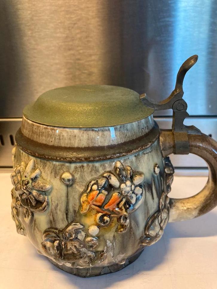 Oude Bierpul Blindmerken 2964 12 Edelweiss Art Deco, Verzamelen, Biermerken, Gebruikt, Pul(len), Overige merken, Verzenden