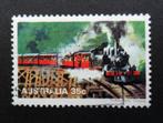 Australië - trein - locomotief - 35c, Postzegels en Munten, Treinen, Ophalen, Gestempeld