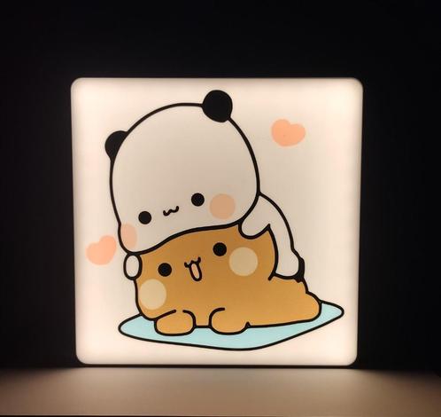 Bubu Dudu Coaster – Lief Cadeau voor Koppels, Huis en Inrichting, Lampen | Losse lampen, Nieuw, Led-lamp, Minder dan 30 watt, Overige fittingen