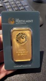 50 gram perth mint baar goud, Postzegels en Munten, Edelmetalen en Baren, Goud, Ophalen of Verzenden