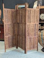 Handsnijwerk teak kamerscherm Bali Indonesië in topstaat!, Ophalen of Verzenden, Zo goed als nieuw, 5051CM, Info@ff-ietsanders.nl