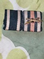 Wo1 Duitse ribbon EK en Hindenburg kruis, Ophalen of Verzenden, Landmacht, Duitsland, Lintje, Medaille of Wings