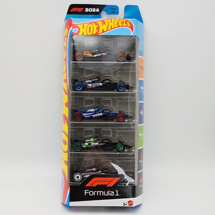 Hot Wheels F1 Set - Formule 1 Racewagens, Hobby en Vrije tijd, Modelauto's | Overige schalen, Nieuw, Auto, Ophalen of Verzenden