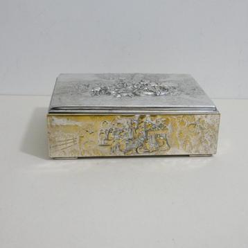 Silver plated box - Denmark gemerkt DD90 [430] beschikbaar voor biedingen