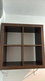 Ikea Kallax kast noten kleur, Huis en Inrichting, Ophalen of Verzenden, Gebruikt, 25 tot 50 cm, Minder dan 150 cm