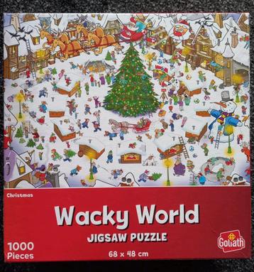 Wacky World puzzel 1000 stukjes "Christmas " beschikbaar voor biedingen