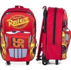 Disney Cars 3D Trolley Rugzak - Lightning McQueen - Rood, Overige materialen, Nieuw, Minder dan 50 cm, Ophalen of Verzenden