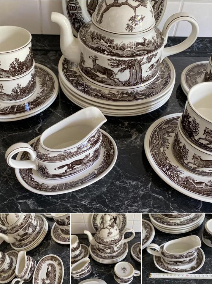 Villeroy & Boch ANJOU wild jacht servies🔹 diverse delen, Huis en Inrichting, Keuken | Servies, Zo goed als nieuw, Compleet servies