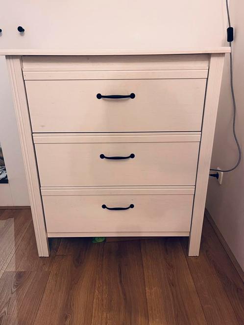Ikea brusali ladekast, Huis en Inrichting, Kasten | Ladekasten, Gebruikt, Minder dan 100 cm, 50 tot 100 cm, 25 tot 50 cm, 3 of 4 laden