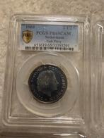 Proof munten in pcgs slab hoge kwaliteit, Verzenden, Koningin Juliana, Overige waardes, Losse munt