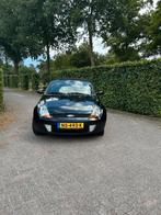 Ford Ka 1.6 Streetka 2004 Zwart, Auto's, Elektrische ramen, Zwart, Leder, Handgeschakeld