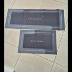 Badkamer badmatten set van 2, Huis en Inrichting, Badkamer | Badtextiel en Accessoires, Ophalen of Verzenden, Nieuw, Grijs, Badmat