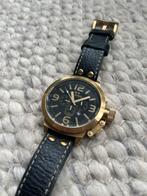 TW Steel Horloge - Zwart Leer, Overige merken, Leer, Staal, Polshorloge
