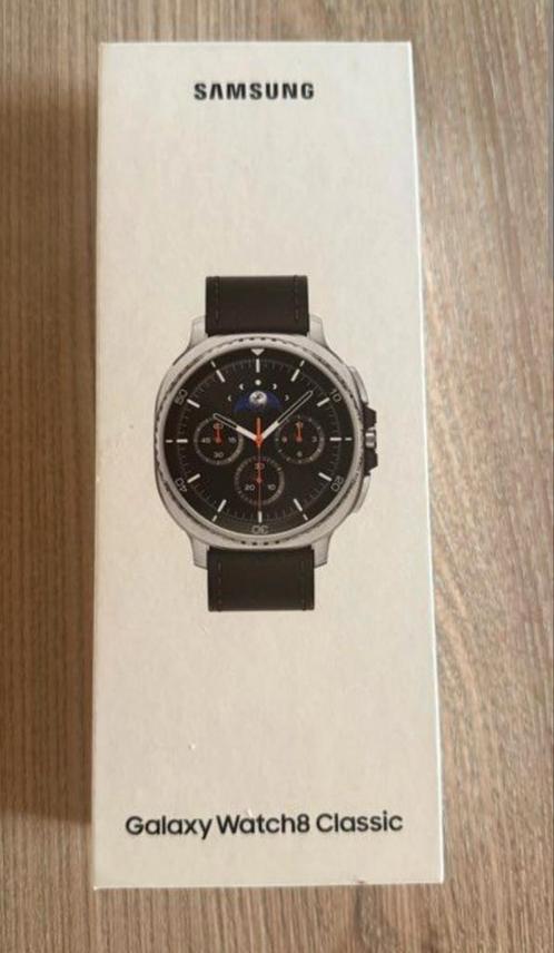 Samsung Galaxy Watch 8 Classic (LTE 46mm) - Nieuw, Sieraden, Tassen en Uiterlijk, Smartwatches, Nieuw, Android, Zwart, Hartslag