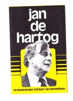 flyer Jan de Hartog, Verzamelen, Overige Verzamelen, Ophalen of Verzenden, Zo goed als nieuw
