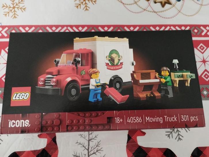 Sinterklaas; Kerst; Lego Icons Moving Truck 40586; Nieuw!!, Kinderen en Baby's, Speelgoed | Duplo en Lego, Nieuw, Lego, Complete set