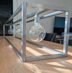 Ztahl hanglamp, 4 lichtpunten rvs, Huis en Inrichting, Ophalen, Zo goed als nieuw, Minder dan 50 cm