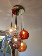 Design lamp van Made met glazen bollen, Ophalen, Zo goed als nieuw, Glas, 75 cm of meer