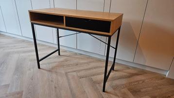 Jysk Bureau TRAPPEDAL 48x95 1 lade eiken kleur/zwart beschikbaar voor biedingen