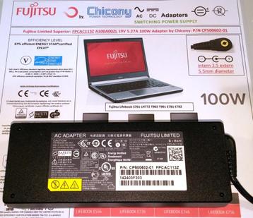 Fujitsu CP500602-1 Chicony A11-100P3A 19V 5.27A 100W Adapter beschikbaar voor biedingen