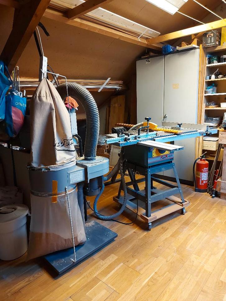 Zaagmachine Kity 419 met toebehoren, Doe-het-zelf en Verbouw, Gereedschap | Zaagmachines, Gebruikt, Cirkelzaag, 1200 watt of meer