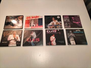 8 x Elvis Presley digipack cd's met live-concerten (geseald) beschikbaar voor biedingen