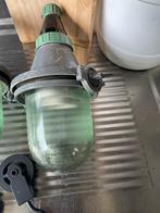 Bully Lampen - Grijs & Groen - Industrieel, Huis en Inrichting, Ophalen, Gebruikt, Glas, Minder dan 50 cm