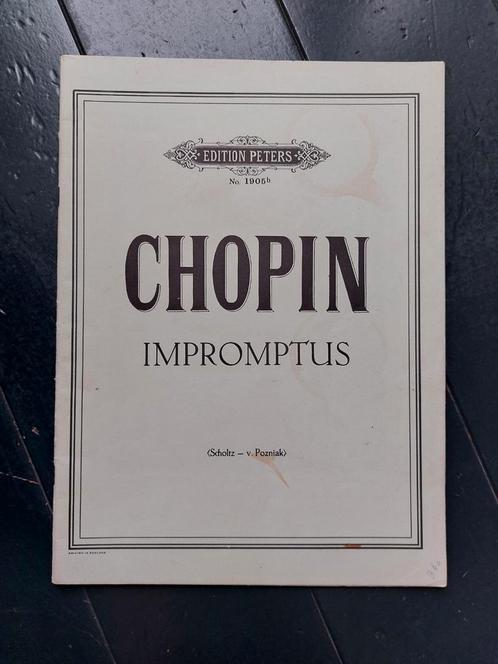 Diverse bladmuziek van Chopin, Muziek en Instrumenten, Bladmuziek, Gebruikt, Artiest of Componist, Klassiek, Ophalen of Verzenden