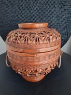 Rijstmand mand Azië Aziatisch mandje, Huis en Inrichting, Ophalen, Gebruikt, Rond, Riet