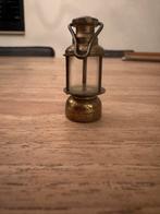 Miniatuur lantaarn -Stormlamp koperkleur, Ophalen of Verzenden, Koper of Brons
