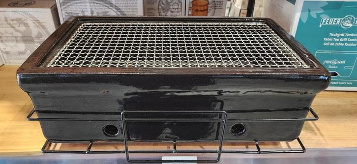 Yakiniku Shichirin Tafelgrill Rechthoekig, Tuin en Terras, Houtskoolbarbecues, Nieuw, Ophalen of Verzenden