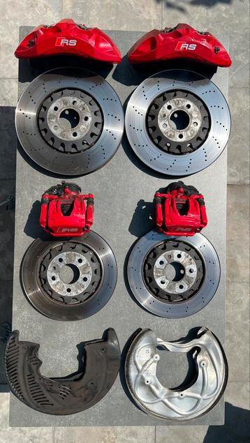 Complete RS remmenset 375mm 330mm A4 A5 A6 A7 A8 Q5 Q7 Q8 beschikbaar voor biedingen