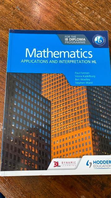 IB Diploma Mathematics Applications and Interpretation HL beschikbaar voor biedingen