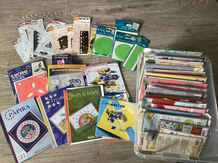 Hobbymallen Scrapbooking/Kaarten Maken, Hobby en Vrije tijd, Knutselen, Zo goed als nieuw, Materiaal, Ophalen of Verzenden