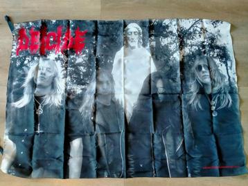 Deicide 1994 blue grape vintage metal muziek vlag rare  beschikbaar voor biedingen