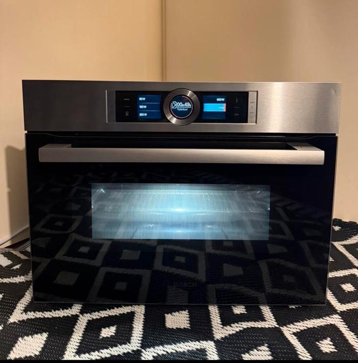 Bosch Serie8 combi oven/magnetron, Witgoed en Apparatuur, Ovens, Zo goed als nieuw, 45 tot 60 cm, Ophalen of Verzenden