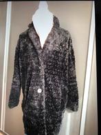 Comma Faux Fur mantel zwart A-lijn 38 40 m l., Kleding | Dames, Jassen | Winter, Maat 38/40 (M), Verzenden, Zwart, Comma