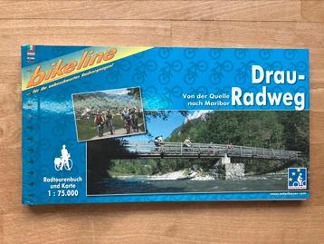 Bikeline fietskaart Drau Radweg beschikbaar voor biedingen
