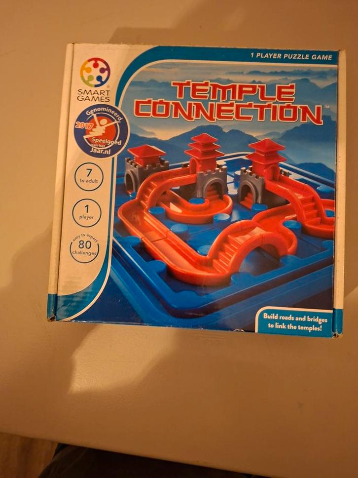 SmartGames Temple Connection Puzzelspel, Hobby en Vrije tijd, Denksport en Puzzels, Ophalen of Verzenden