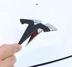 Tesla Model Y & Model 3 LOGO COVER ABS Voor - Achter - Stuur, Ophalen of Verzenden, Nieuw