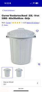 Curver voederton honden/kattenbrokken, Ophalen, Kunststof, Gebruikt, 40 liter of meer