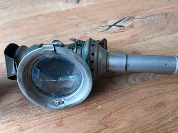 Antieke Fietslamp / Koetslamp Vintage Decoratie Beschadigd G beschikbaar voor biedingen