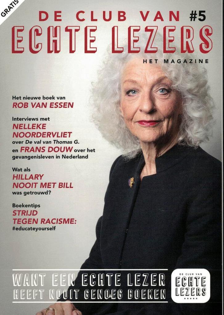 Nelleke Noordervliet in De Club van Echte Lezers Magazine., Boeken, Tijdschriften en Kranten, Zo goed als nieuw, Muziek, Film of Tv