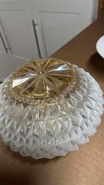 Te koop 1 klassieke plafondlamp, Ophalen of Verzenden, Gebruikt, Glas