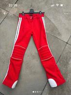 Goldberg rode ski broek poppy met striping, Ophalen of Verzenden, Zo goed als nieuw, Maat 38/40 (M), Broek