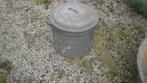 zinken ketel, Tuin en Terras, Bloembakken en Plantenbakken, Tuin, Gebruikt, Minder dan 30 cm, Rond