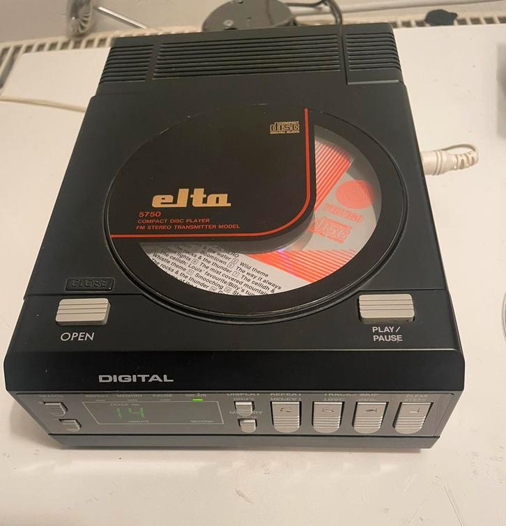 Elba 5750 vintage cd speler, Audio, Tv en Foto, Cd-spelers, Zo goed als nieuw, Overige merken, Ophalen of Verzenden
