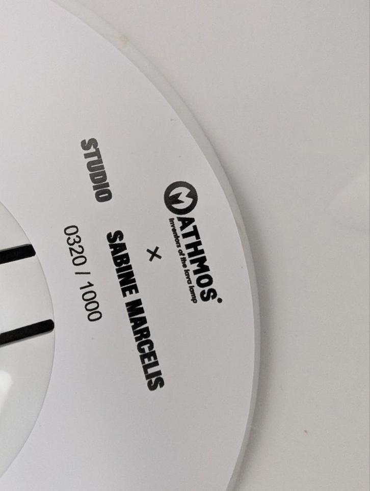 Mathmos lavalamp Sabine marcelis, Huis en Inrichting, Lampen | Tafellampen, Nieuw, Minder dan 50 cm, Ophalen of Verzenden