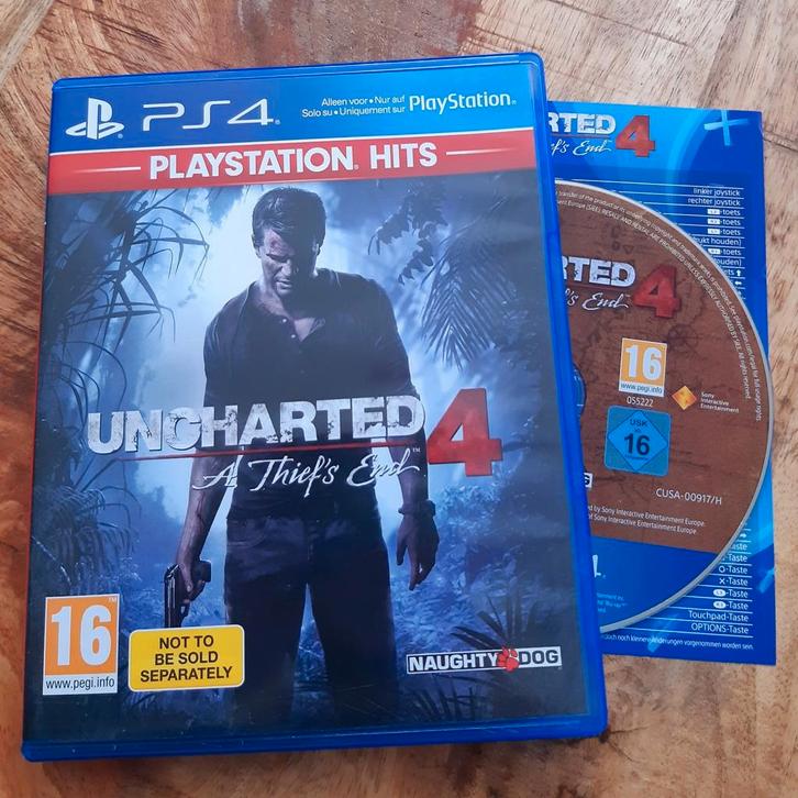Uncharted 4 a Thief's End - PS4, Spelcomputers en Games, Games | Sony PlayStation 4, Avontuur en Actie, 1 speler, Vanaf 16 jaar